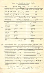 Spurs H 23.10.1948 Match Paperwork