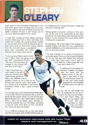 Stephen O'Leary programme feature - 04:05 programme feature