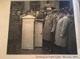 Switching on First Traffic Lights Mill Street
