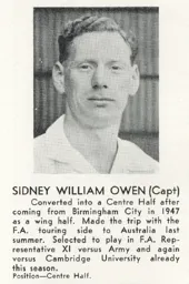 Syd Owen Club Handbook 1951-52