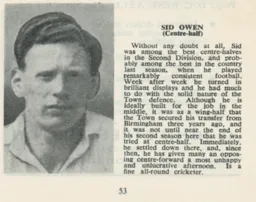 Syd Owen Luton News Handbook 1950-51