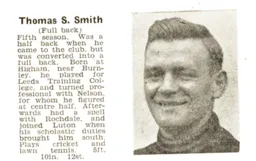 Thomas Smith Luton News Handbook 1938-39