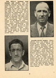 Tim Kelly Hann Luton News Handbook 1953-54