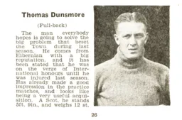 Tom Dunsmore Luton News Handbook 1938-39