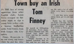 Tom Finney Signs August 1973