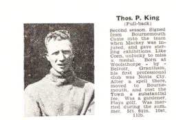 Tom King Luton News Handbook 1937-38