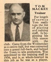 Tom Mackey Luton News Handbook 1947-48
