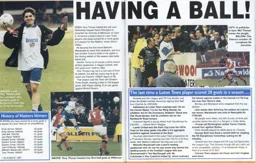Tony Thorpe scoring 30 goals in one season - 96-97 programme feature
