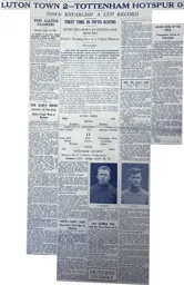 Tottenham H FAC 32-33