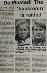 Trevor Hartley and John Sheridan to Depart with Pleat