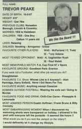 Trevor Peake Article Supporters Club Fanzine Issue 27 1996