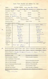 West Ham H 6.9.1958 Match Paperwork
