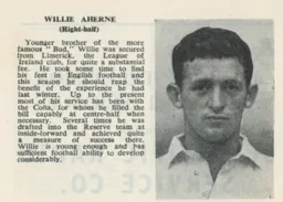 Willie Aherne Luton News Handbook 1950-51