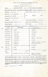 Wolverhampton W. H 28.12.1974 Match Paperwork