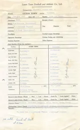 Wrexham H 7.10.1978 Match Paperwork