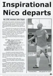 Kevin Nicholls Departs Supporters Fanzine Article