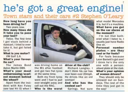 Stephen O'Leary Interview Half Time Orange Issue 2