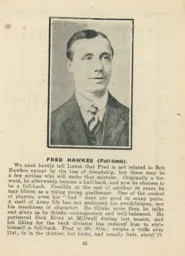 Fred Hawkes Luton News Handbook 1919-20