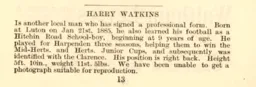 Harry Watkins Luton News Handbook 1905-06