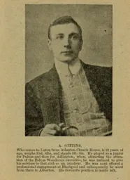 Alf Gittins Luton News Handbook 1906-07
