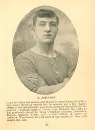Joe Johnson Luton News Handbook 1909-10