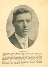 Ralph Chapman Luton News Handbook 1909-10