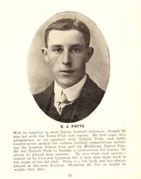 Edward Potts Luton News Handbook 1914-15