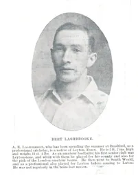 Bert Lashbrooke Luton News Handbook 1911-12