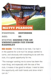 Matty Pearson Arrives 2018
