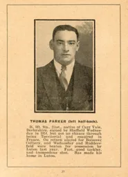 Tom Parker Luton News Handbook 1920-21