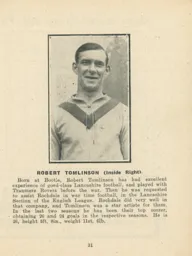 Robert Tomlinson Luton News Handbook 1919-20