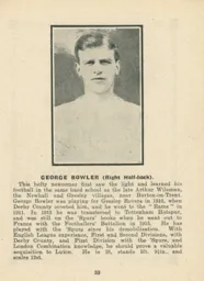 George Bowler Luton News Handbook 1919-20