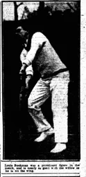 Louis Bookman Cricketing Action May 1922