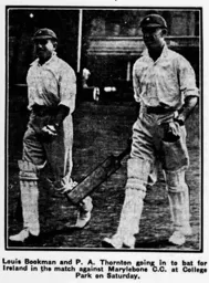 Louis Bookman Heading Out to Bat August 1928