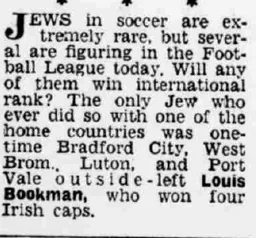 Louis Bookman Peterborough Telegraph 1961