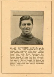 Allan Mathieson Luton News Handbook 1920-21
