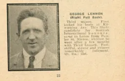 George Lennon Luton News Handbook 1922-23