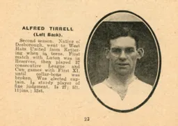 Alf Tirrell Luton News Handbook 1921-22