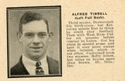 Alf Tirrell Luton News Handbook 1922-23