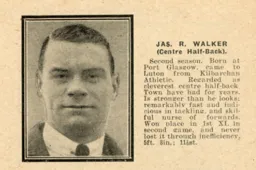 Jimmy Walker Luton News Handbook 1922-23