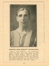 Ted Bassett Luton News Handbook 1921-22