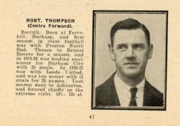 Robert Thompson Luton News Handbook 1922-23