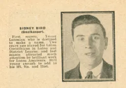 Sid Bird Luton News Handbook 1922-23