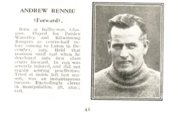 Andy Rennie Luton News Handbook 1931-32