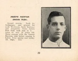 Joe Pointon Luton News Handbook 1927-28
