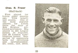Charles Fraser Luton News Handbook 1934-35