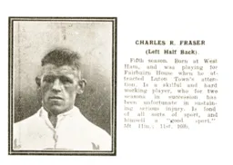Charlie Fraser Luton News Handbook 1929-30