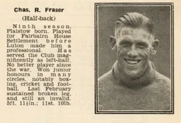 Charlie Fraser Luton News Handbook 1935-36