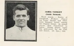 Jimmy Yardley Luton News Handbook 1928-29