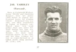 Jimmy Yardley Luton News Handbook 1931-32